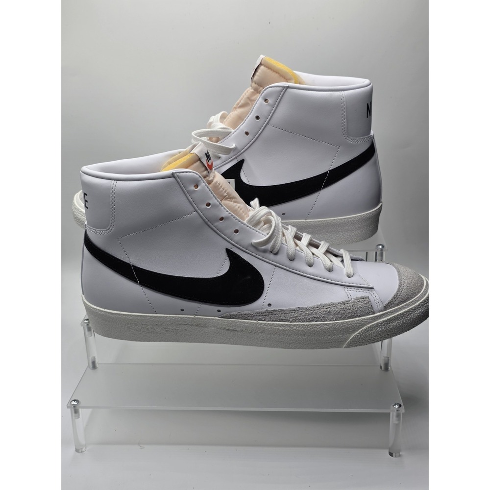 Nike Blazer Mid 77 Vintage White Black (BQ6806-100) Mens Size 13 New No Box